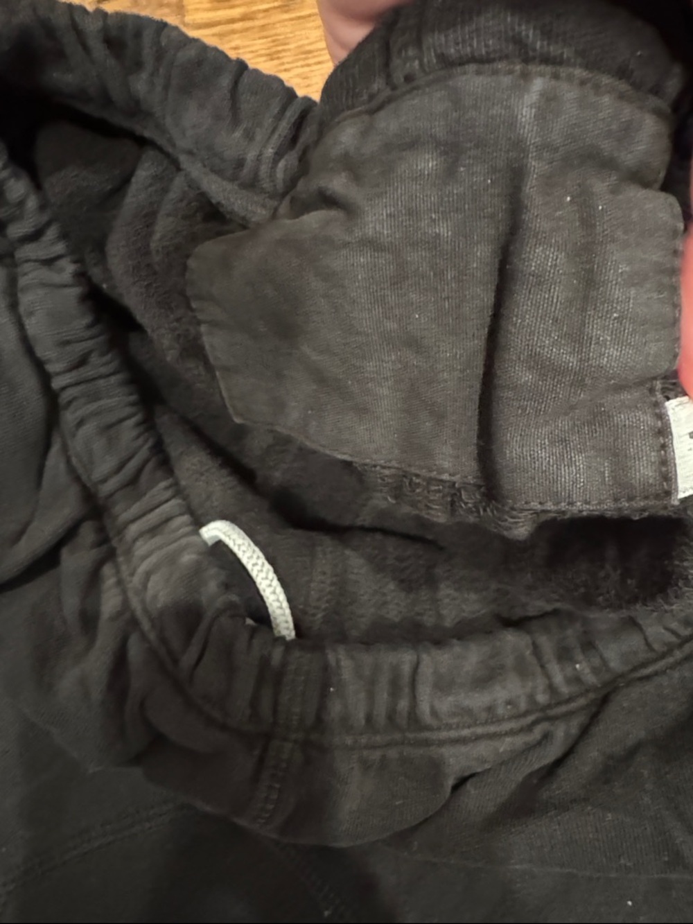 freecity Black Sweatpants with Blue Logo Accent - Picture 2 of 3
